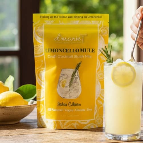 d'marie inc. - Wholesale Cocktailmix/siroop - Limoncello Mule Cocktail - Klaar-om-te-bevriezen Cocktail0