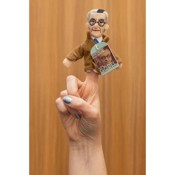 Unemployed Philosophers Guild - Wholesale Finger Puppet - Kids & Baby - Kurt Godel Finger Puppet