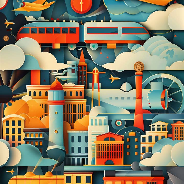 Away We Go 1000 Piece Jigsaw Puzzle for wholesale by Springbok Puzzle