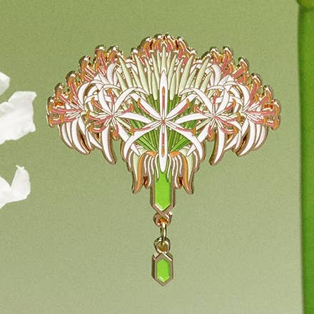 daparo Pins de Esmalte "Lírios-Aranha" por atacado de Vermilion Collection