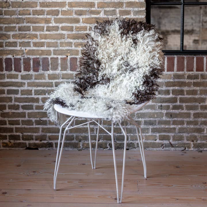 Van Buren - Venta al por mayor Sillas - Piel de cordero rizada1