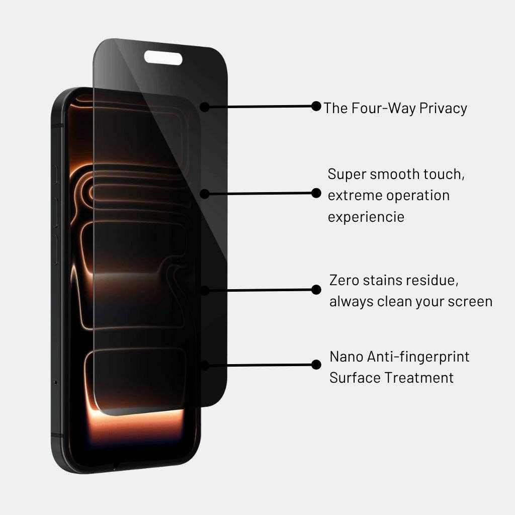 ArtsCase - Wholesale Phone/Tablet Stand - iPhone 17 Pro Max Screen Protector - Elite Privacy6