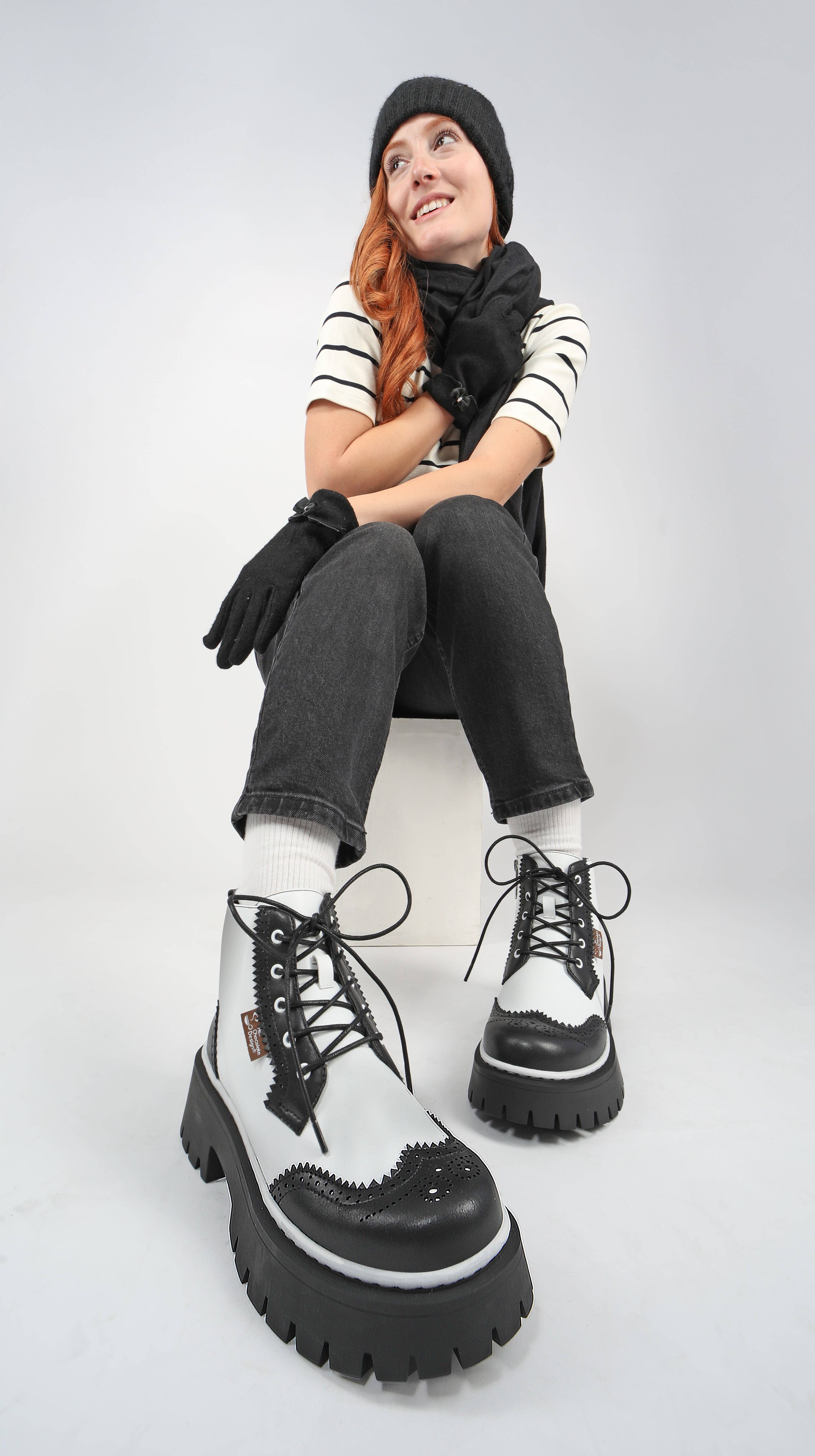 Hot Chocolate Design - Wholesale Combat/Military Boots - Women's - Havana Women's Boots1