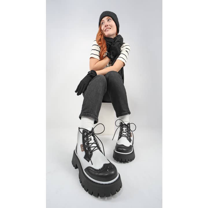 Hot Chocolate Design - Wholesale Combat/Military Boots - Women's - Havana Women's Boots1