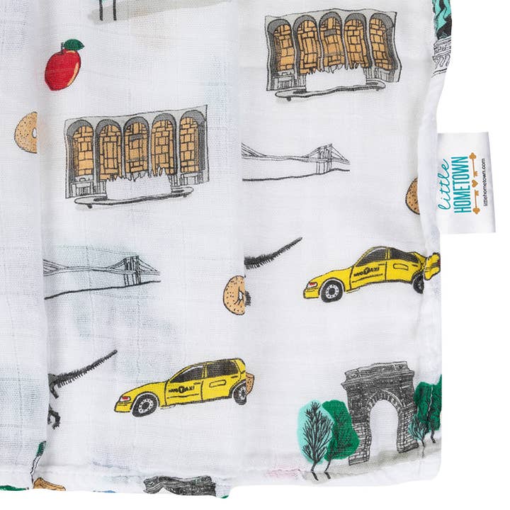 Little Hometown - Wholesale Swaddle - Baby - New York City Baby Swaddle Blanket (Unisex)