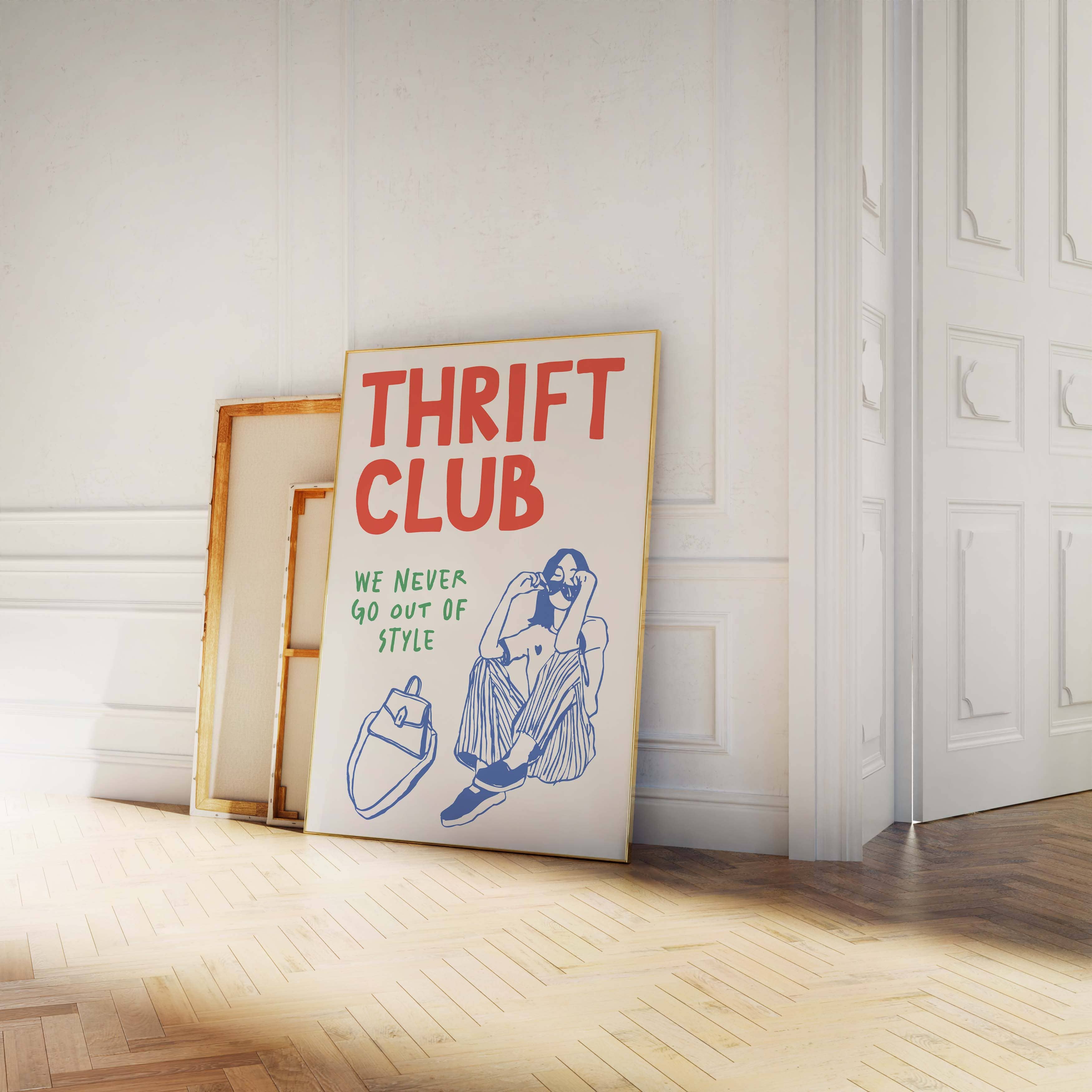 April Lane Art - Wholesale Art Print - Thrift Club Print2