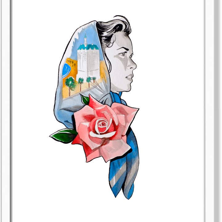 Shay B Framed Riviera Print for wholesale by Port LBC