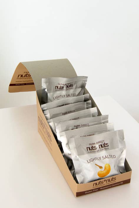 Nuts+Nuts – wholesale Nuts – Assorted Flavors Indonesian Roasted Cashews 1.76 Oz8