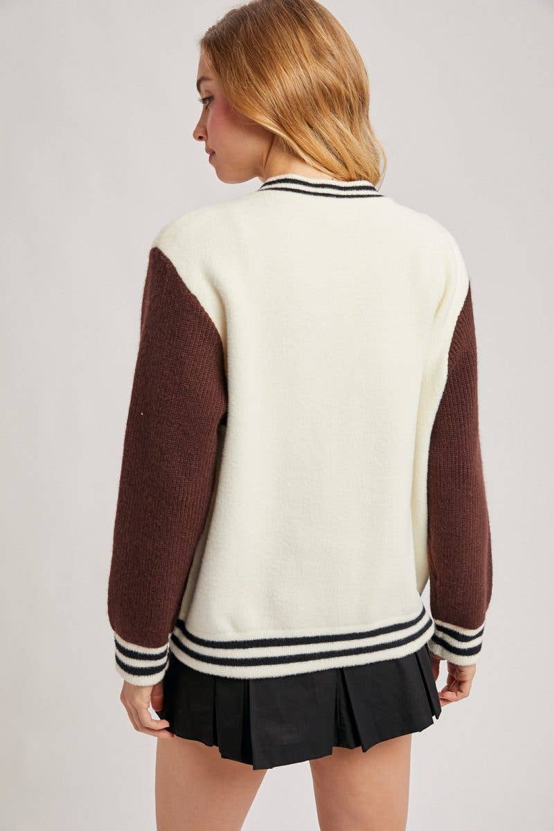 Vanilla Monkey - Wholesale Bomber Jacket - Women's - Sweater Varsity Jacket4