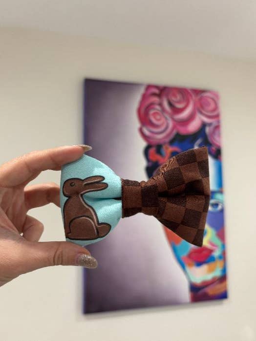 Nœud papillon panier de Pâques pour la vente par The Pet Scout Shop