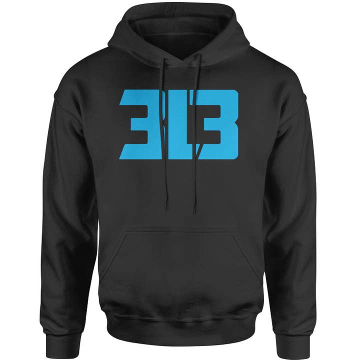 3L3 From The 313 Detroit Football Adult Hoodie Sweatshirt for wholesale by Expression Tees