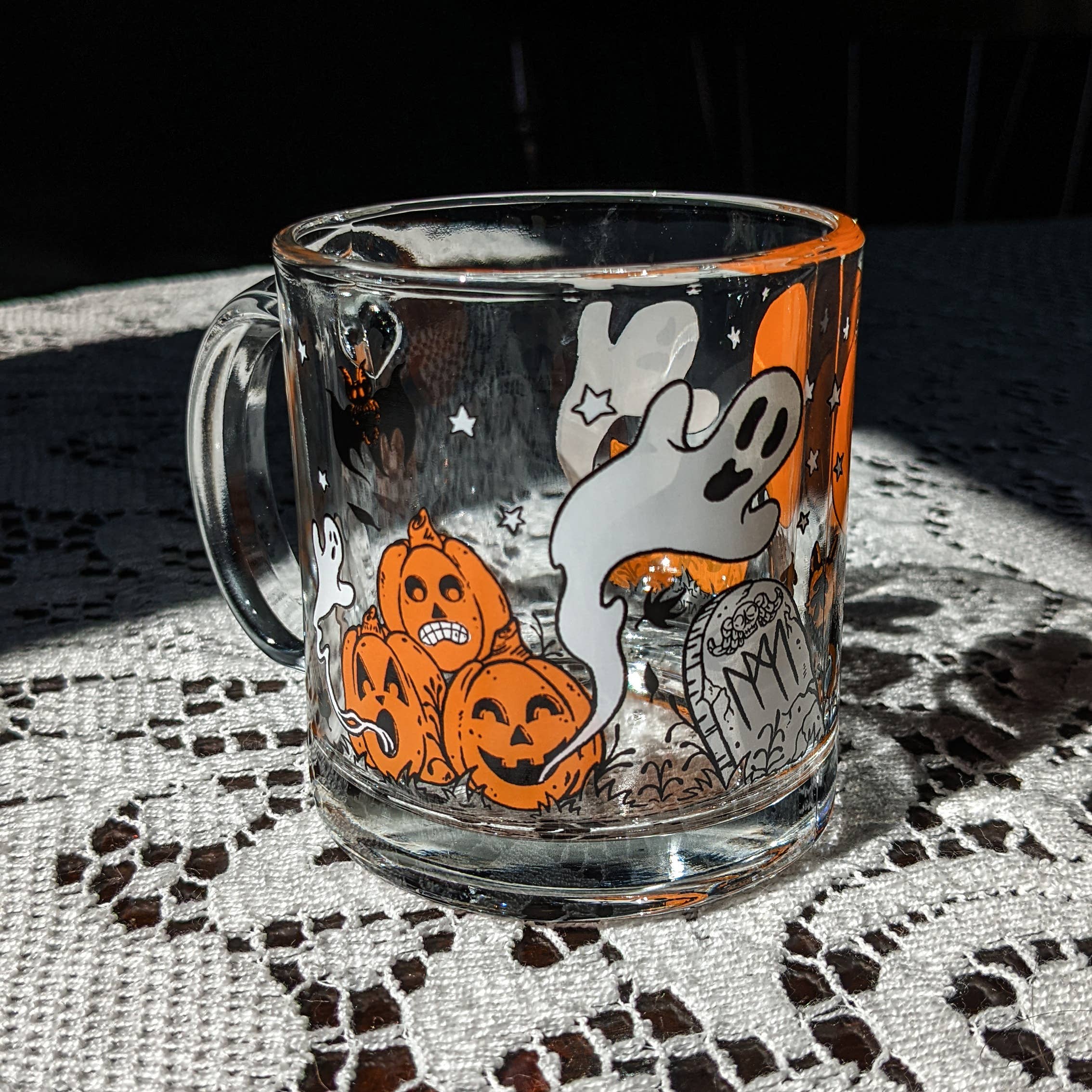 Meagan Meli Illustration - Wholesale Coffee Mug - Hallowe'en Spree Vintage Inspired Mug5