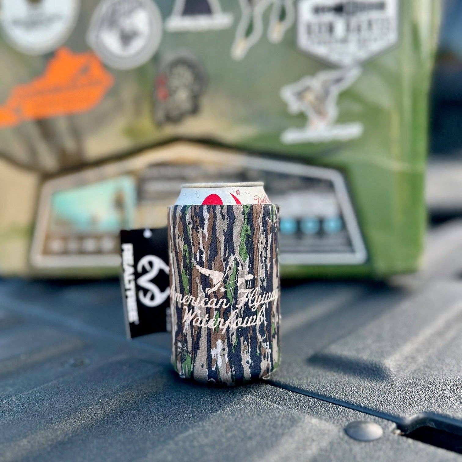 American Flyway Waterfowl – wholesale Drinkkramare – AFW Logotyp Dryckeshållare - Vanlig Burk2