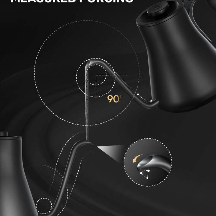 CAPTN Coffee - Wholesale Kitchen Appliance - Gooseneck kettle Cocinare for pour-over, 0.9 l1