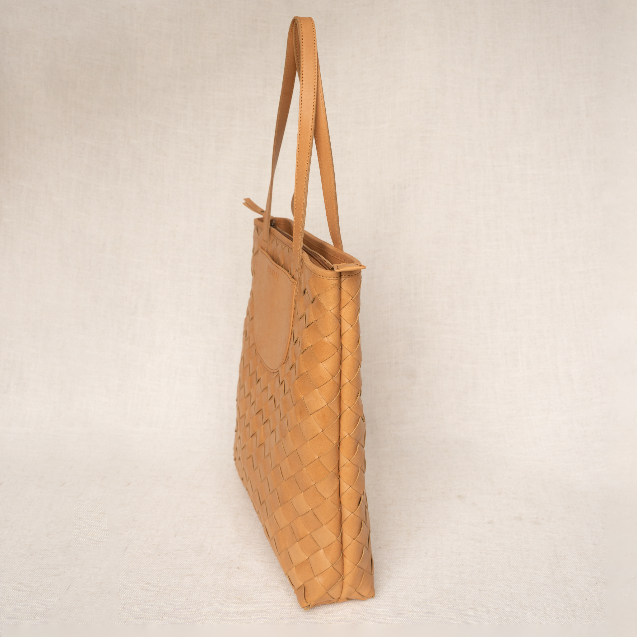 Elevate - Wholesale Tote Bag - Women's - Shirin Woven Leather Tote13