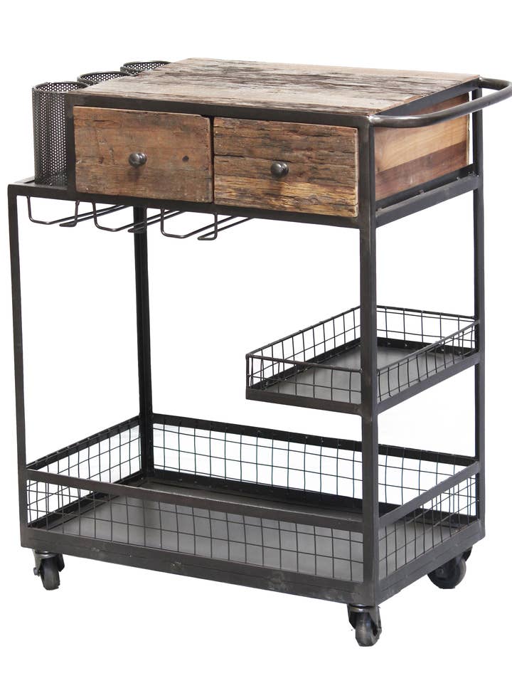 Kitchen and bar trolley for wholesale by Capra Attilio