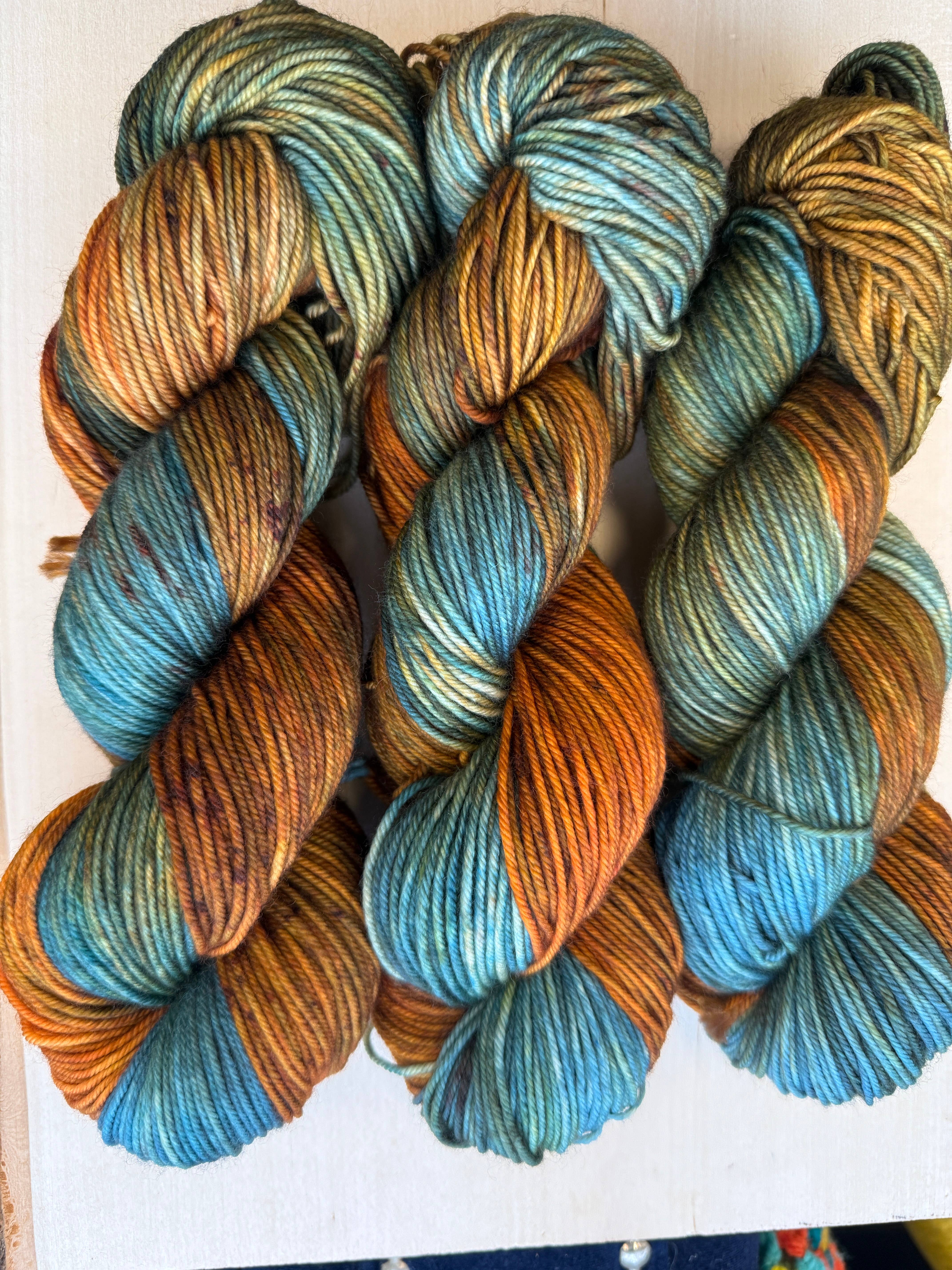 The Yarn Cabin DBA Purls & Pines Yarn - Wholesale Yarn - Desert Sunset Hand Dyed Yarn5