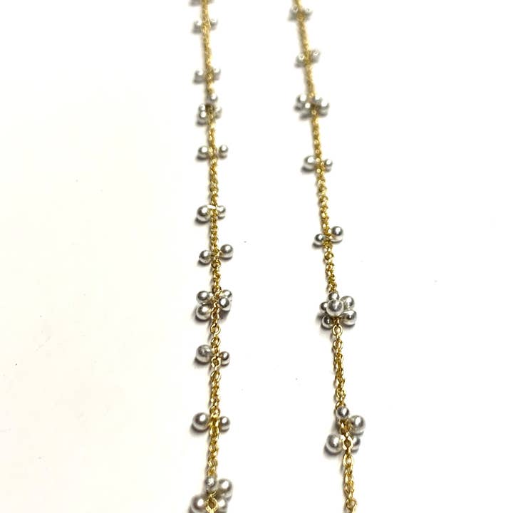 YedOmi Jewelry - Wholesale Link & Chain Necklace - Scattered Caviar Necklace