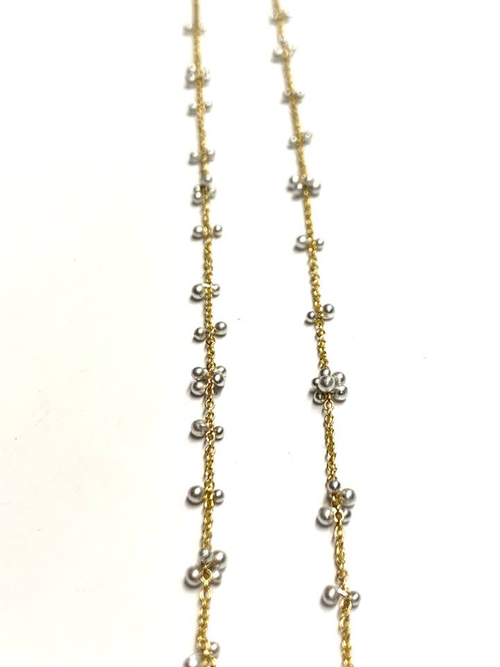 Collier de caviar dispersé pour la vente par YedOmi Jewelry