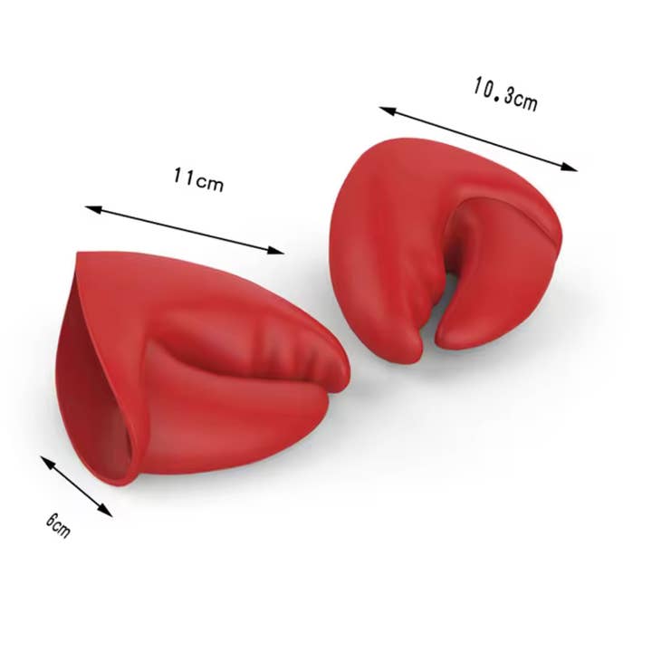 Homerely (We Cover All Import Duties) - Wholesale Oven mitt/pot holder - Lobster Shape Silicone Insulating Gloves1