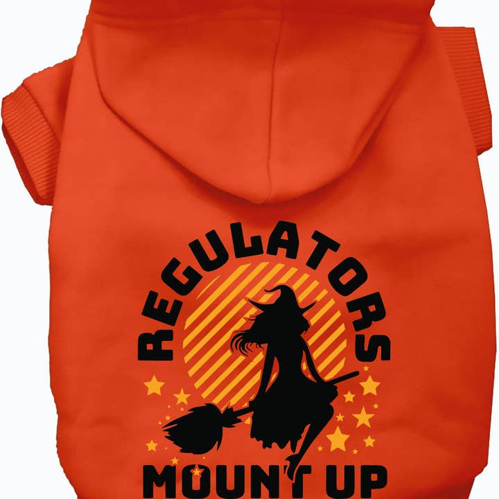 Regulators Mount Up Halloween Pet Hoodie for wholesale by As You Wish Apparel