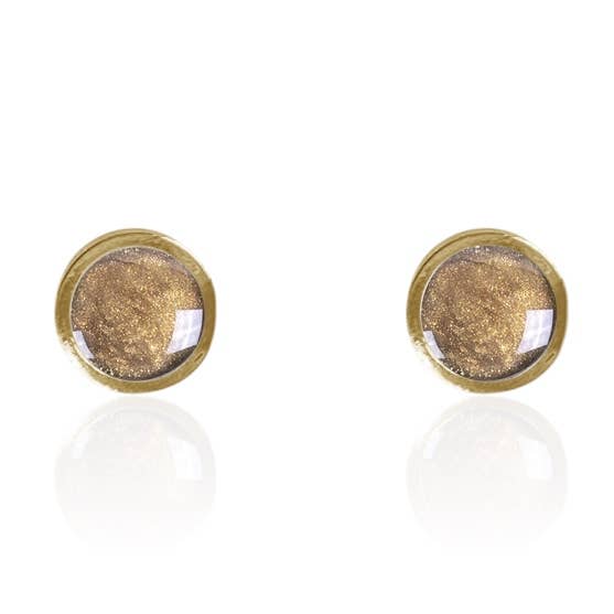 Pendientes Solitarios Sunstone para venta al por mayor de sable jewelry