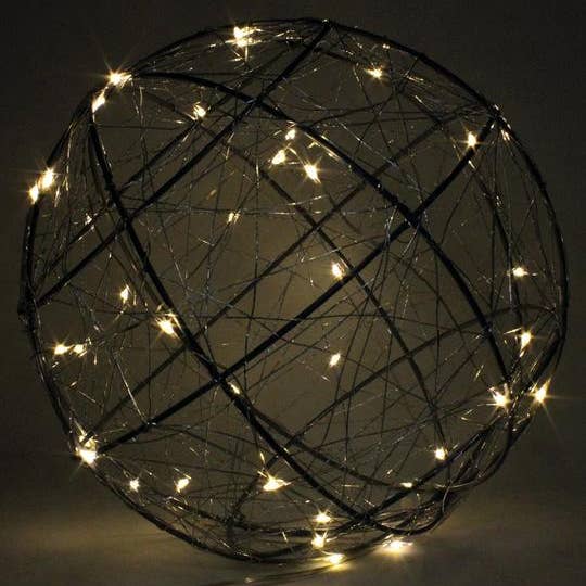 Large Wire Ball Frame Light - Warm White for wholesale on Faire