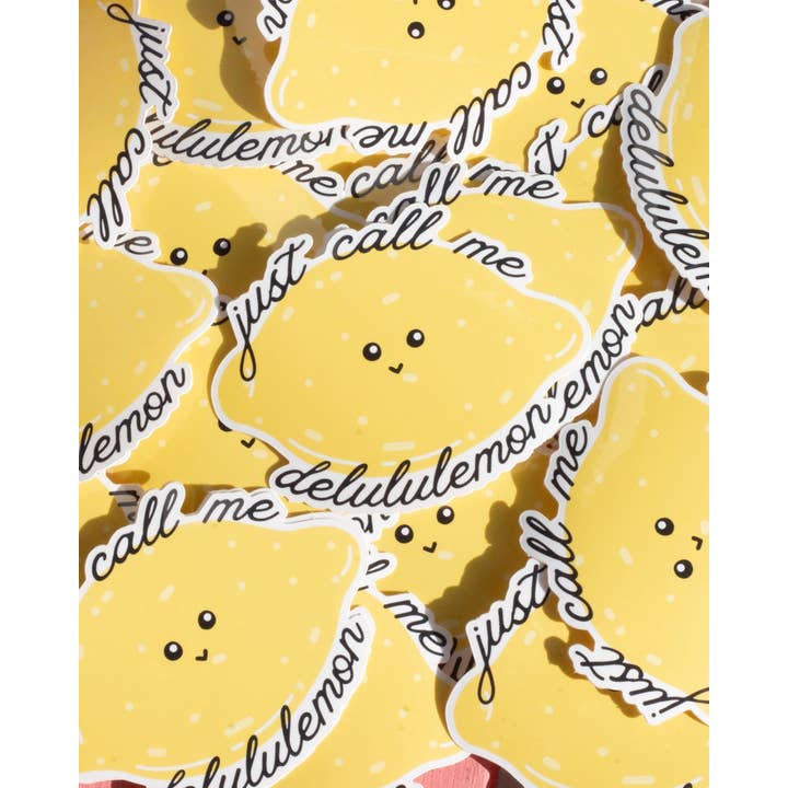 Just Call Me Delululemon Sticker | Water Bottle Decal | Lapt for wholesale by Styles By Kyles