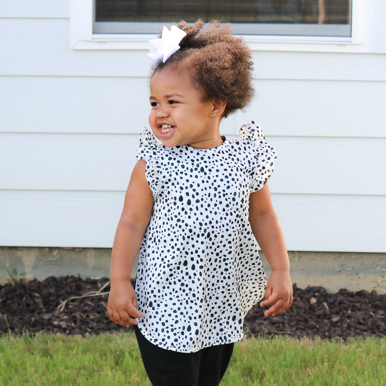 BapronBaby - Wholesale Apron - Kids - Organic Dot Flutter Bapron4