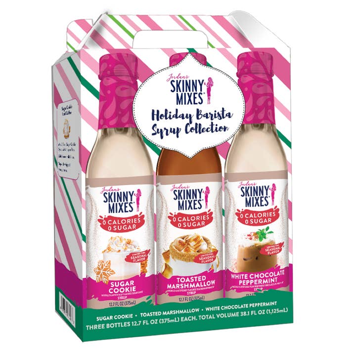 Jordan's Skinny Mixes - Wholesale Creamer - Holiday Barista Syrup Trio - Sugar Free Gift Set