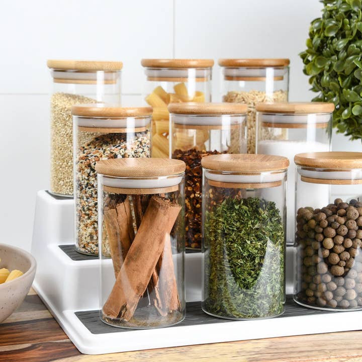 Human Objects® - Wholesale Jar - 10oz Glass Jar w/ Bamboo Lid – Eco-Friendly Jar – 80 Qty1