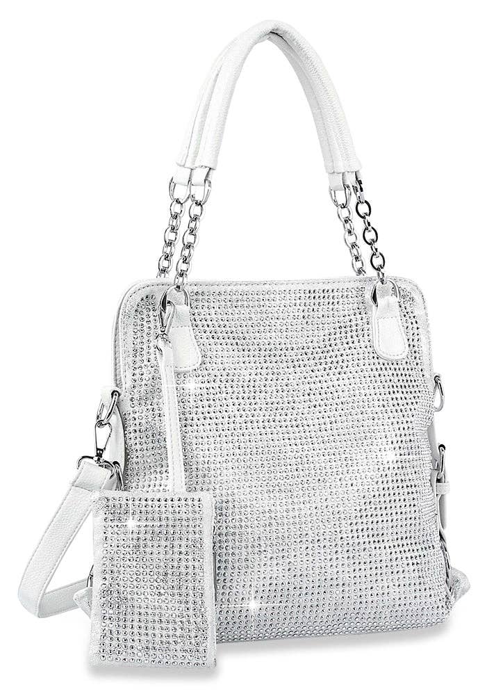 Handbag Express – wholesale Axelremsväska – Dam – Strass täckt accessorized axelväska6