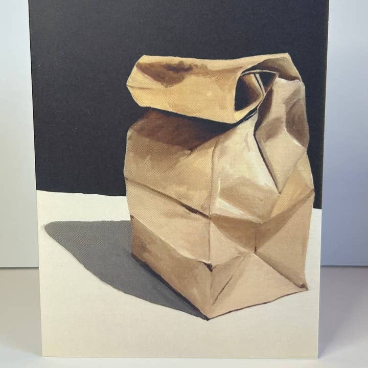 Paper Bag - Greeting Card for wholesale by Anna Stark Art