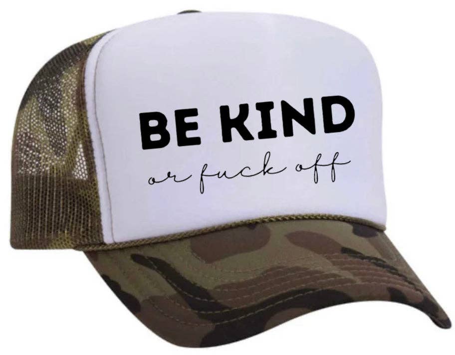 Inappropriate Trucker Hats - Wholesale Trucker Hat - Unisex - Be Kind or F*ck Off Trucker Hat18