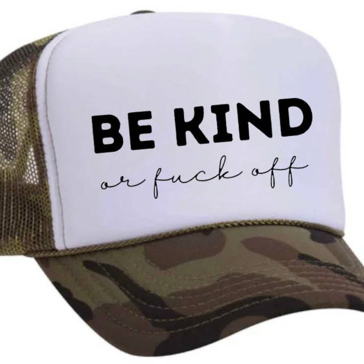 Inappropriate Trucker Hats - Wholesale Trucker Hat - Unisex - Be Kind or F*ck Off Trucker Hat18