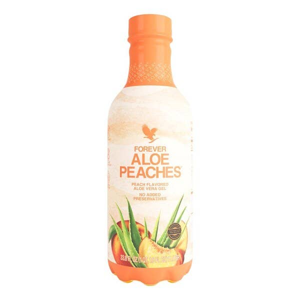 Forever Aloe Peaches® (1 Liter) for wholesale by Dr. Amira Yousif
