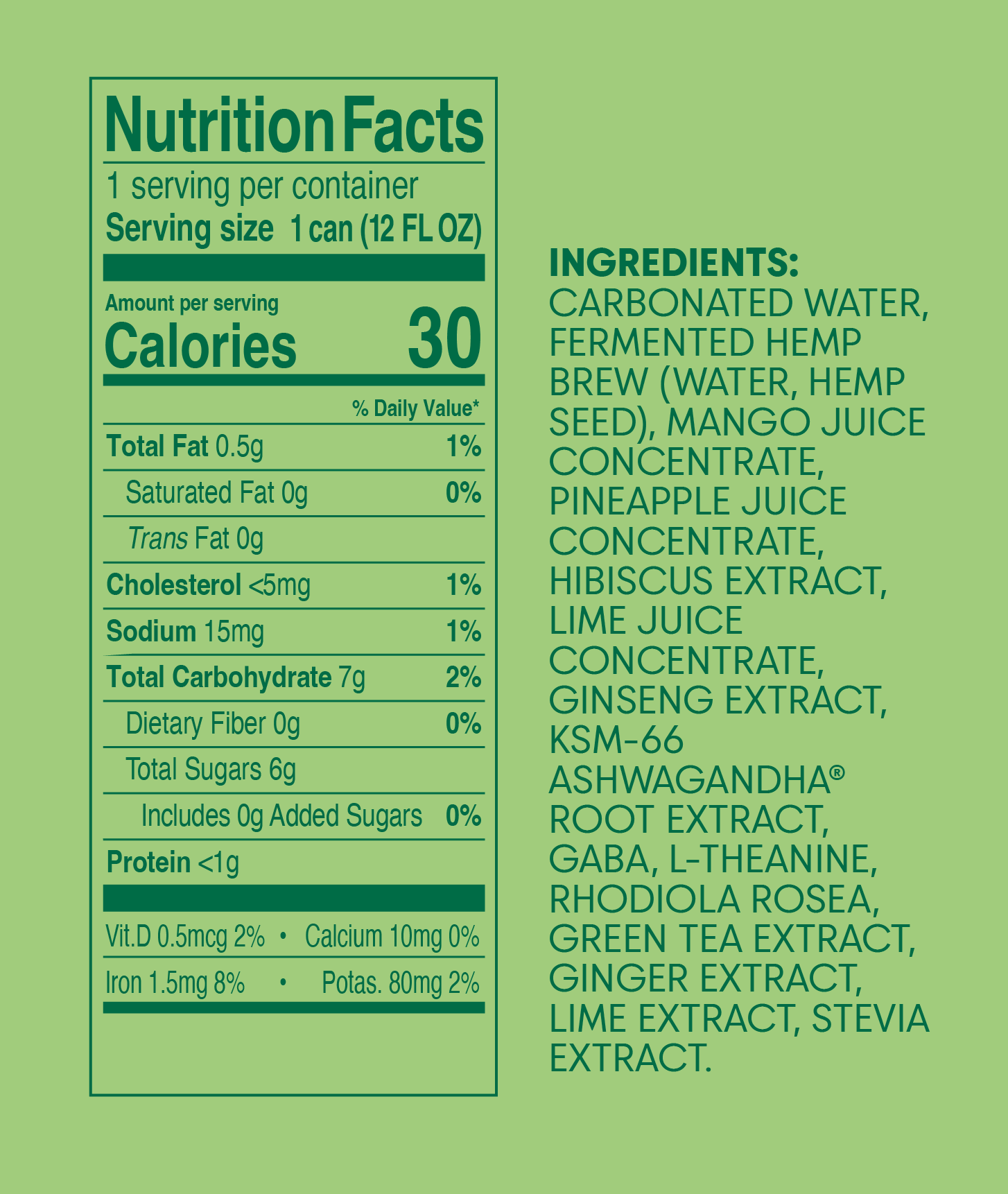 Mind Garden - Wholesale Wellness Juice/Tonic - Mind Garden Adaptogen Mango Hibiscus Drink (12-Pack)2