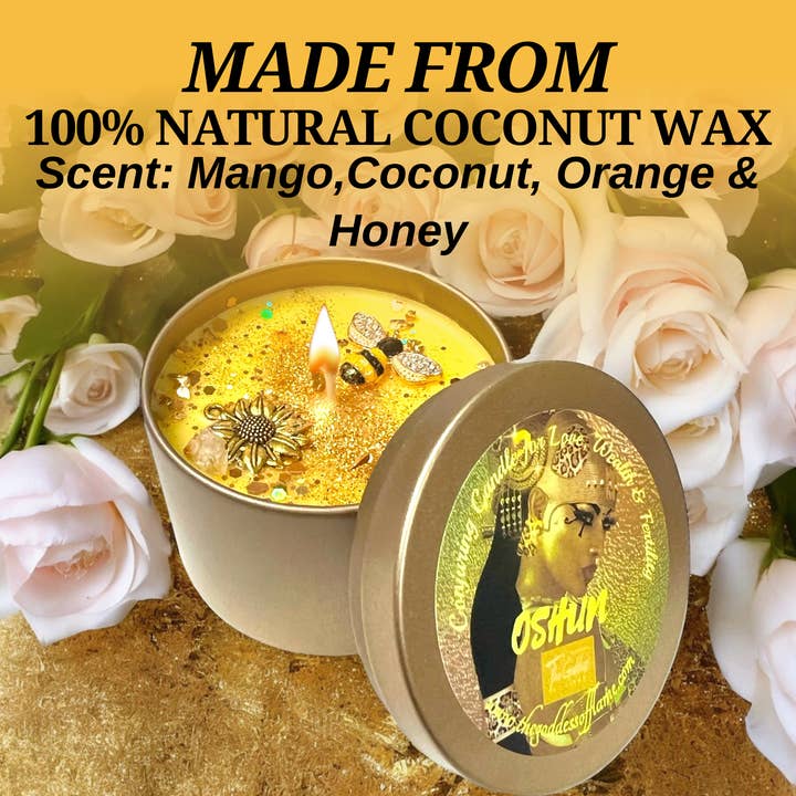Oro Vela mágica de ofrenda espiritual de Oshun de venta al por mayor en Faire
