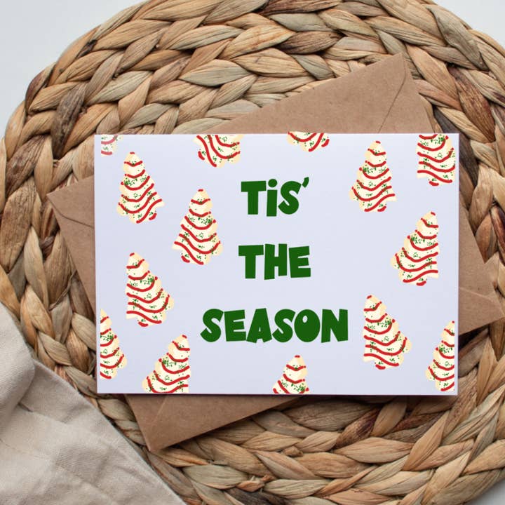 Cartão de Natal, Árvores de Natal, Debbie por atacado de Checkered Apron Studio