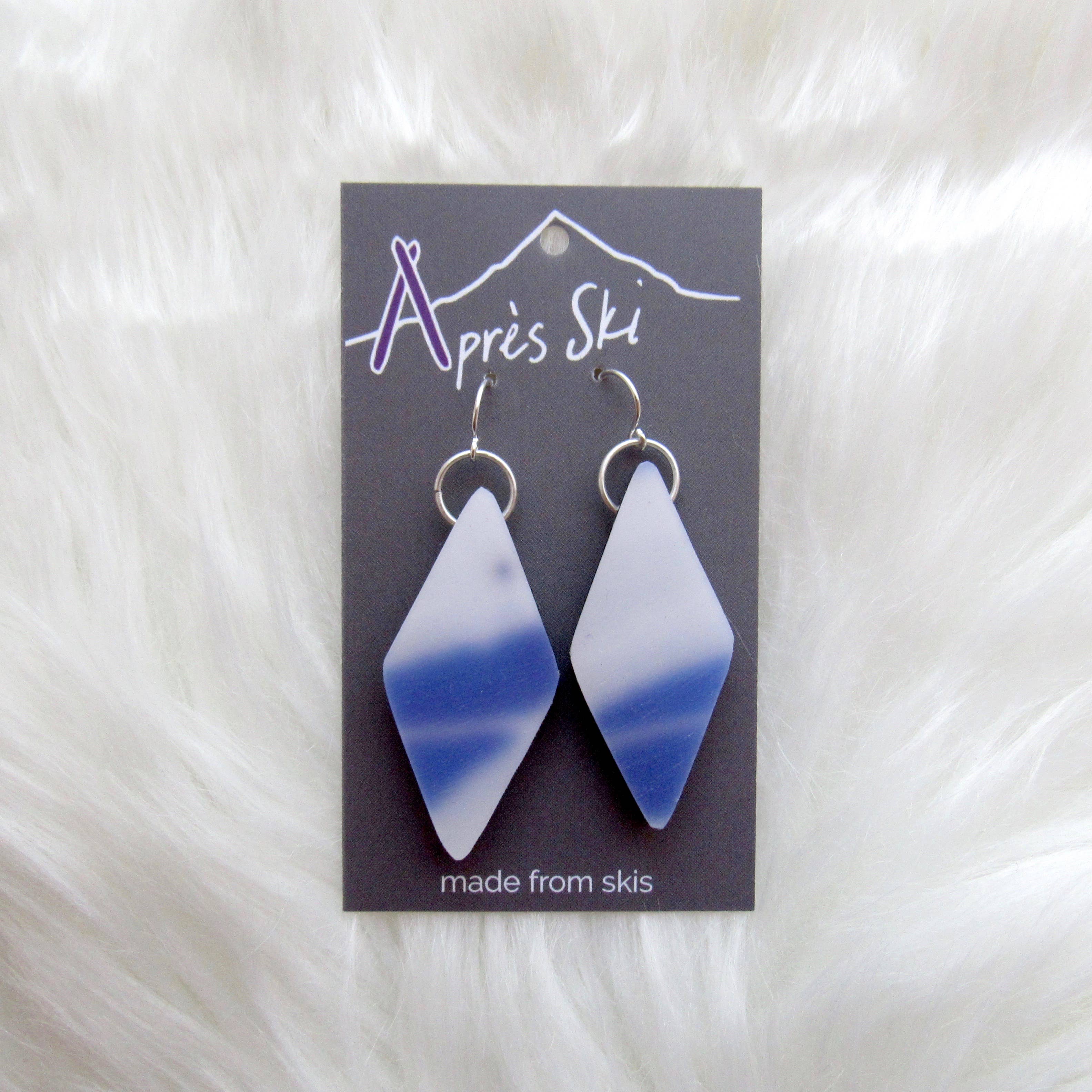 Après Ski Jewelry – Großhandel Ohrhänger – Double Diamond Skiohrring - versil1