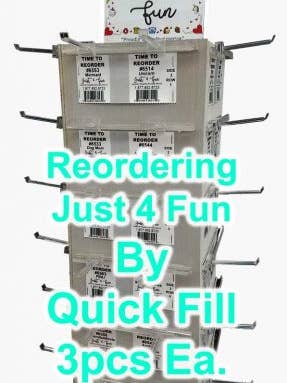 3 Pcs Each Style Just4Fun Quick Refill Reorder Program for wholesale by Thoughtful Little Angels