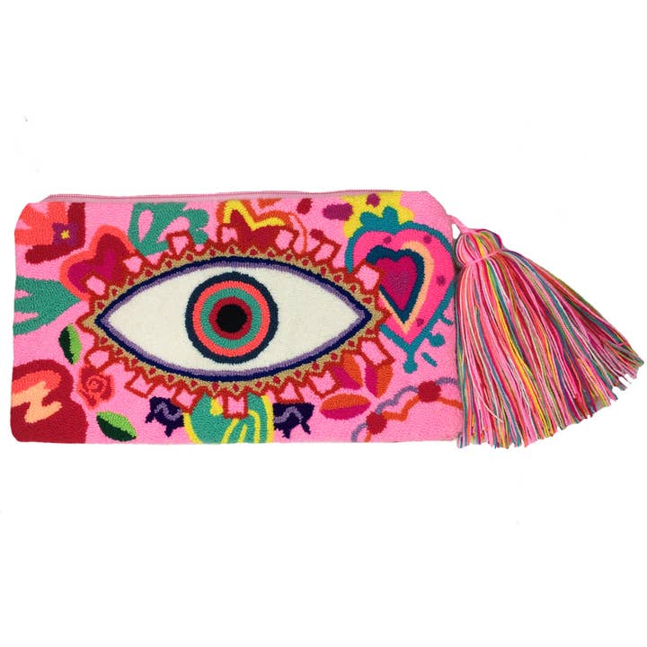 Pochette Œil de Bébé Rose pour la vente par LE POM POM