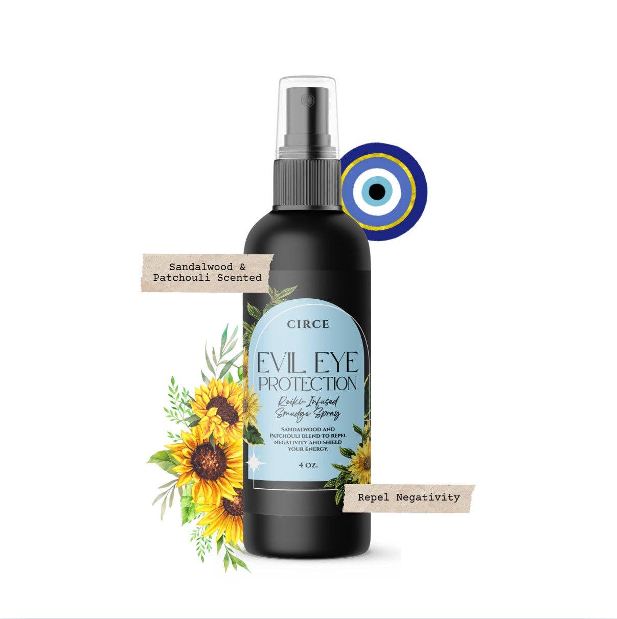 CIRCE - Wholesale Kamer- en linnenspray - Evil Eye Protection Ritual kamer- en lichaamsspray1