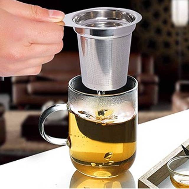 Hestia Foods - Wholesale Tea Strainer/Infuser - Stainless Steel Loose Tea Infuser, Large Capacity Fine Mesh2