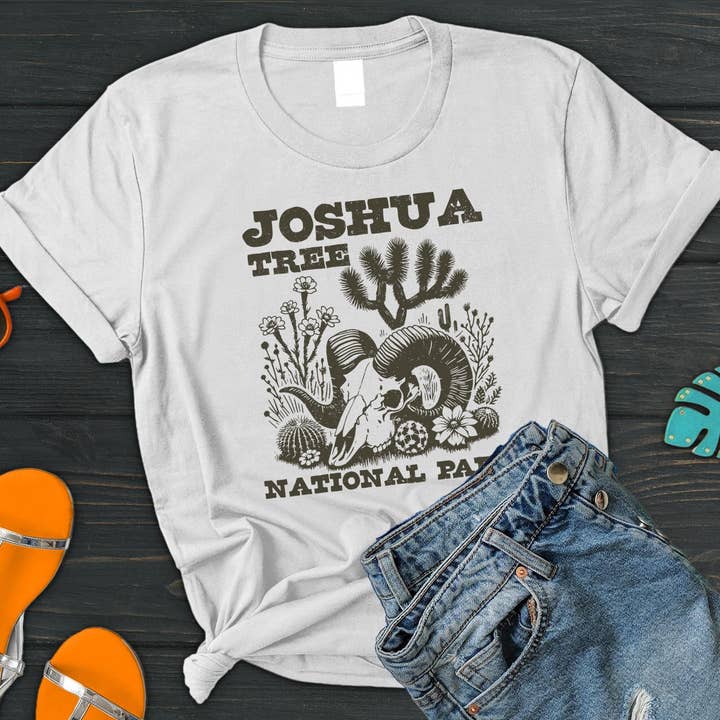 Retro Joshua Tree National Park Hiking Vintage T-shirt for wholesale by Vivtrek