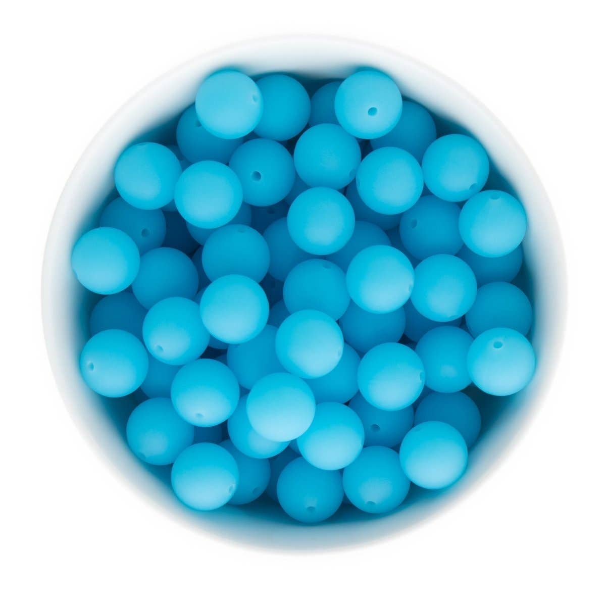 Cara & Co Silicone Craft Supply - Wholesale Beads - Glow-in-the-Dark Silicone Round Beads12