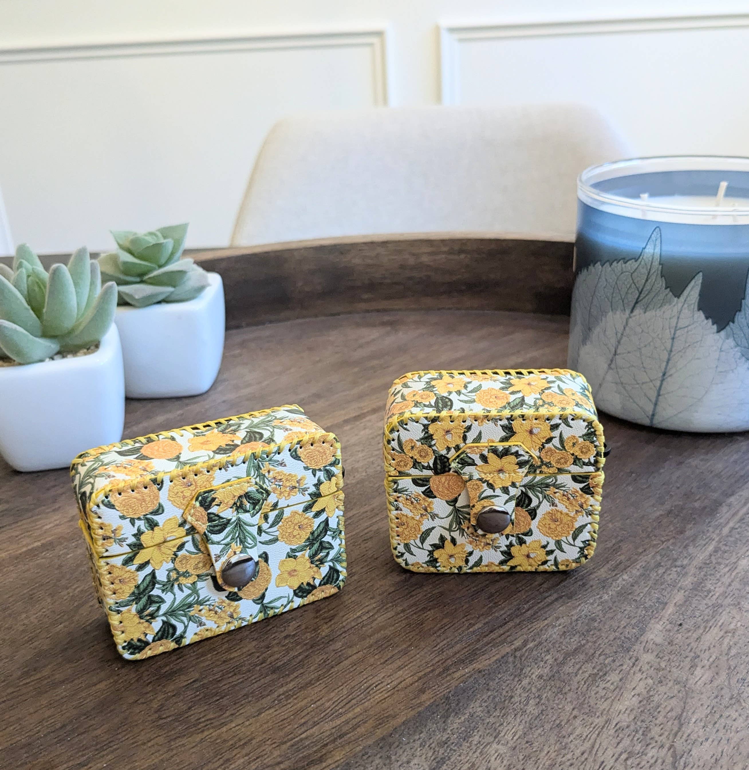 Cutepaws Phone Case - Wholesale Earphone/Headphone Case - Unisex - Cute Yellow Floral AirPods Case for Pro/Pro2 and 3rd Gen