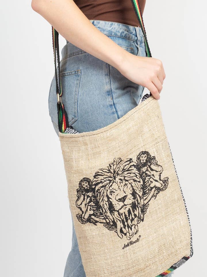 Sac à bandoulière Rasta Gheri-Hemp pour la vente par Lakhays Collection Inc.