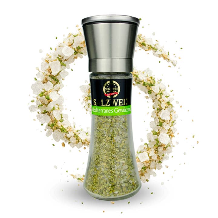 Mediterranes Gewürzsalz Mühle Premium für den Großhandel von Altenburger Senf & Feinkost GmbH & Co. KG