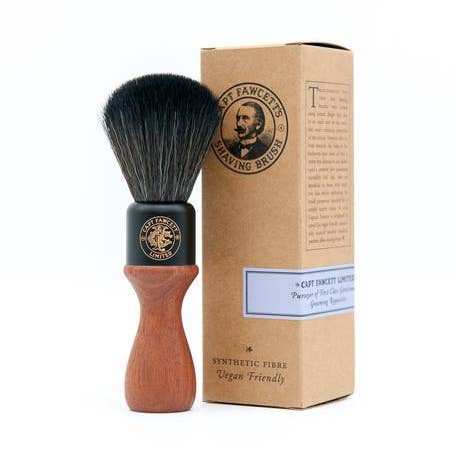 Synthetic Fibre Shaving Brush (Vegan Friendly) for wholesale by Captain Fawcett